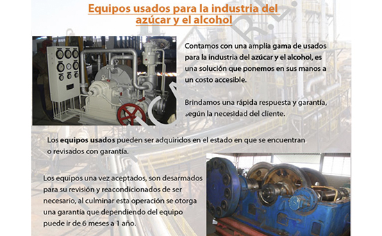 EQUIPOS USADOS PARA LA INDUSTRIA